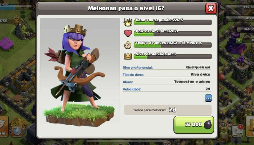 Clash of Clãs cv 10 barato