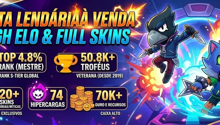 Conta 50k Troféus S-Tier (2019) com 74 Hipercarga