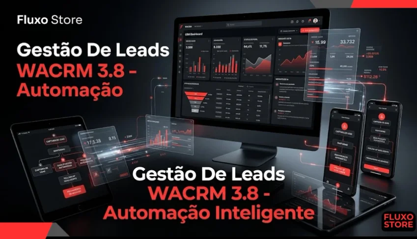 Gestão De Leads WACRM 3.8 - Automação Inteligente