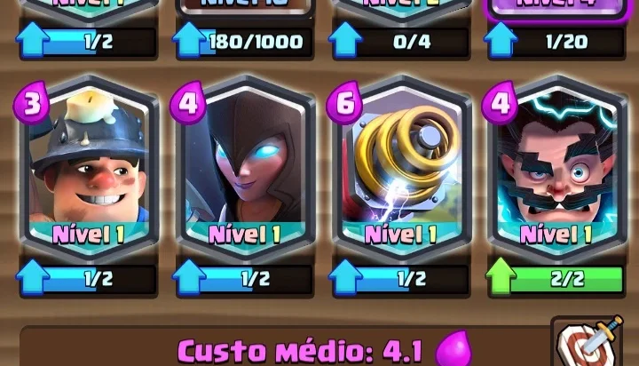 Conta do clash Royale nvl 9 com 6 lendárias