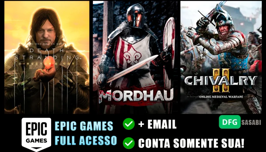 [EPIC GAMES] Death Stranding, Mordhau e Chilvary 2