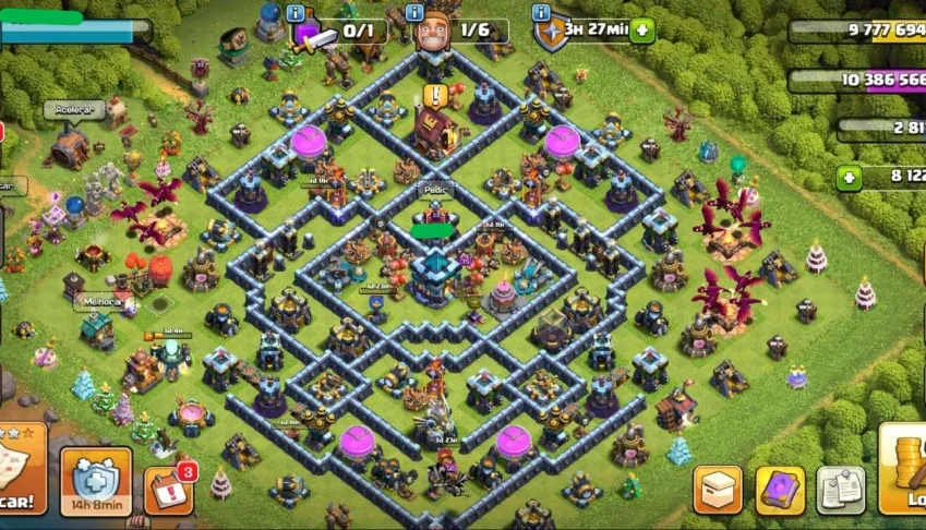 Conta Clash Of Clans Cv13