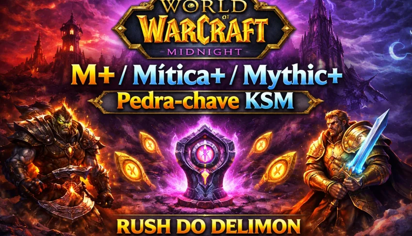 M+/Mitica+/Mythic+/Pedra-chave KSM KSH WoW Midnight