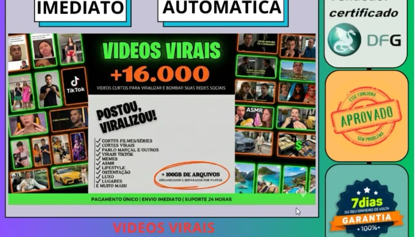 🚀 20.000+ Vídeos Virais: A Máquina de Conteúdo Infinito