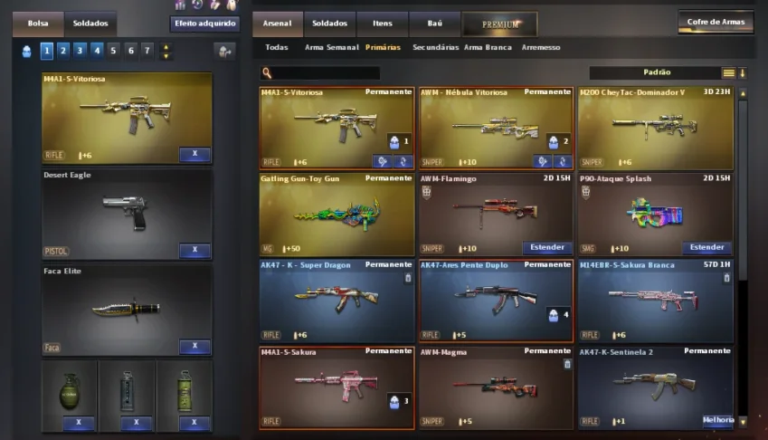 Conta Crossfire Sem Vip M4a1 Vitoriosa E Awm Nebula Vitorios