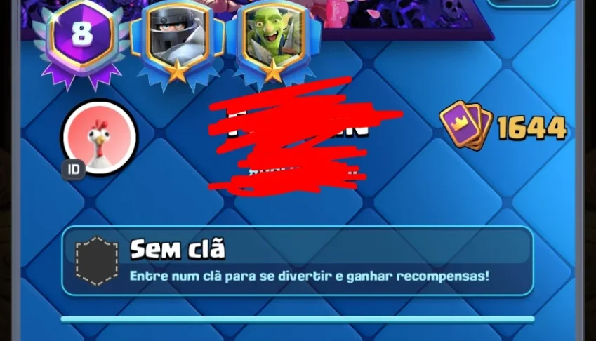 Conta De Clash Royale Bem Upada