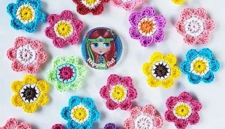 Florzinhas Daisy em Crochê