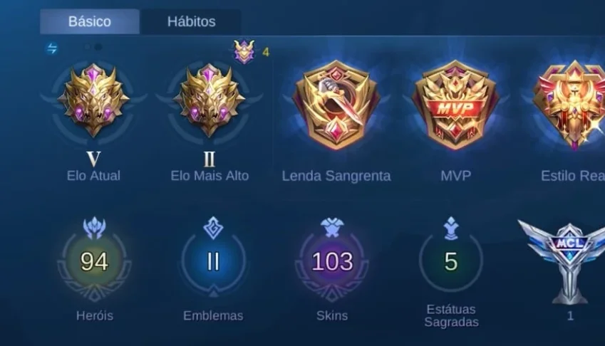 Conta Mobile Legends