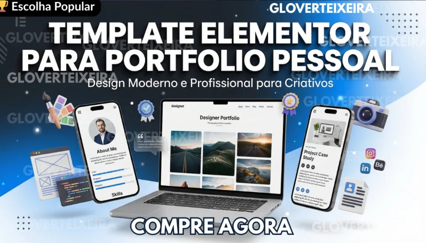Templates Elementor para Portfólio Pessoal