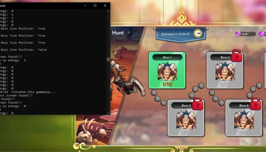 Luna Rush Bot AutoClicker com Suporte a Multi Contas