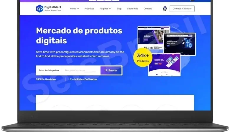 Loja Virtual PHP Completa para Produtos Digitais