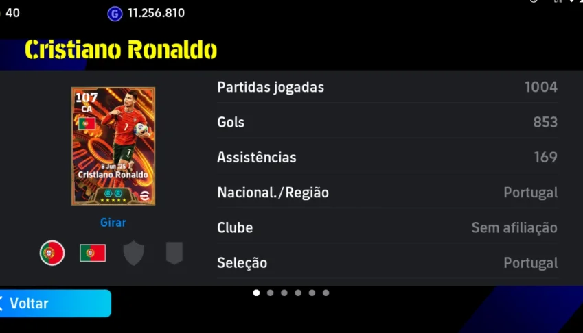 Vendo conta "END GAME" efootball 2026