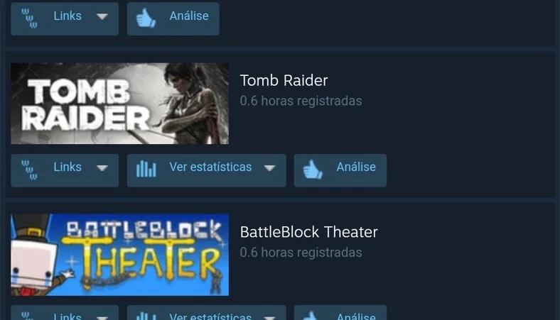 conta com mais de 120 jogos