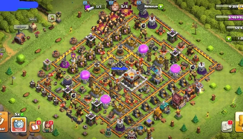 conta clash of clans