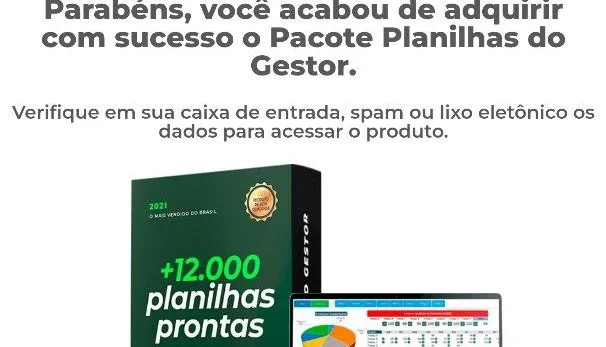 +12.000 Planilhas Prontas