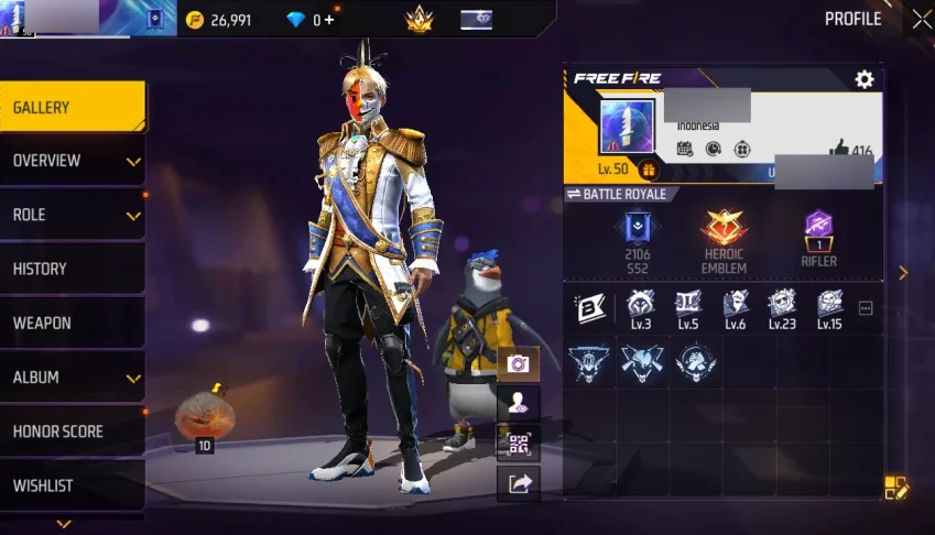 F2|Old Account|Lv50|21Costume|M4A1 Stormy Ascent|Collage Sty
