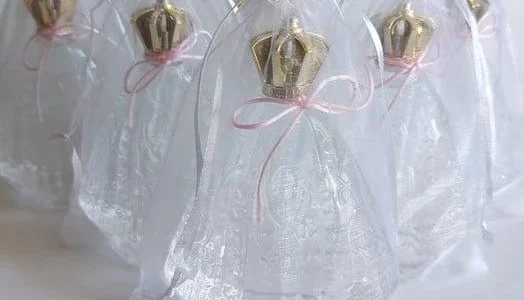 Frasco Nossa Senhora Aparecida 120 ml com Organza
