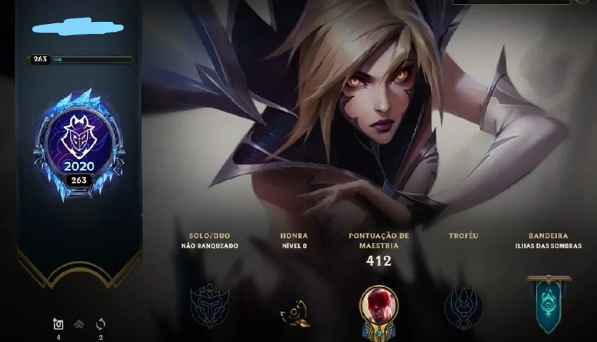 CONTA LOL - DIAMANTE 4 SEASON PASSADA - 137 SKINS