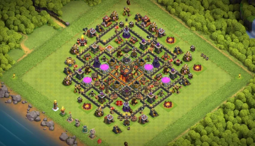Conta CV 10 - Clash Of Clans