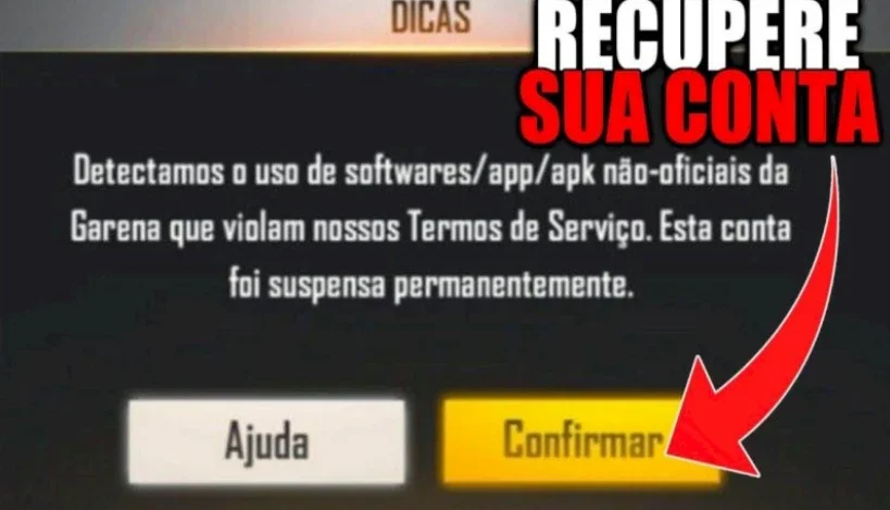 Método Desbanir Conta FF [2025] 💧