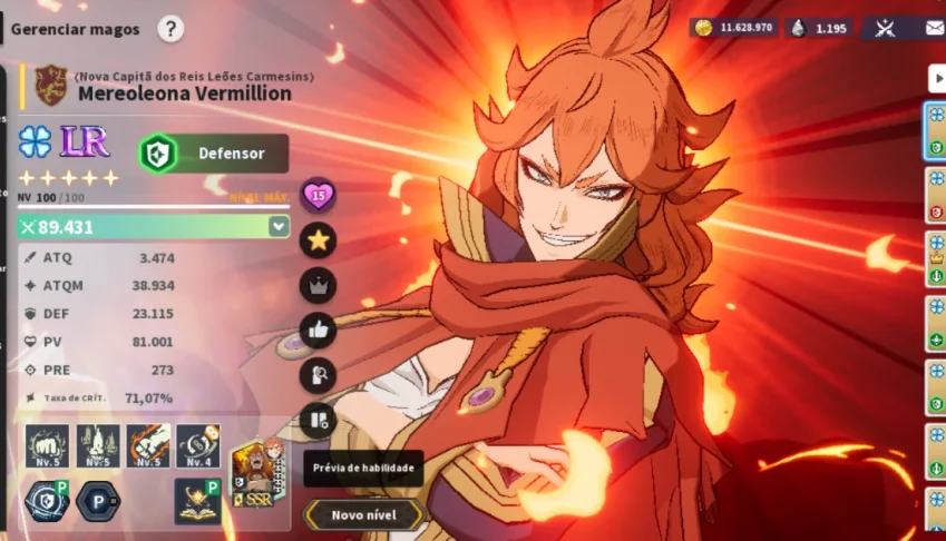Conta Black Clover 314k End game