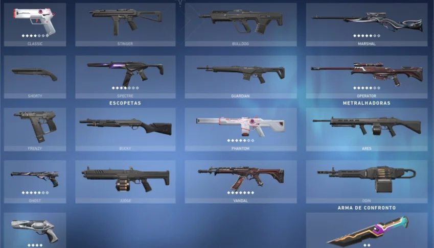 CONTA VALORANT IMORTAL COM VÁRIAS SKINS