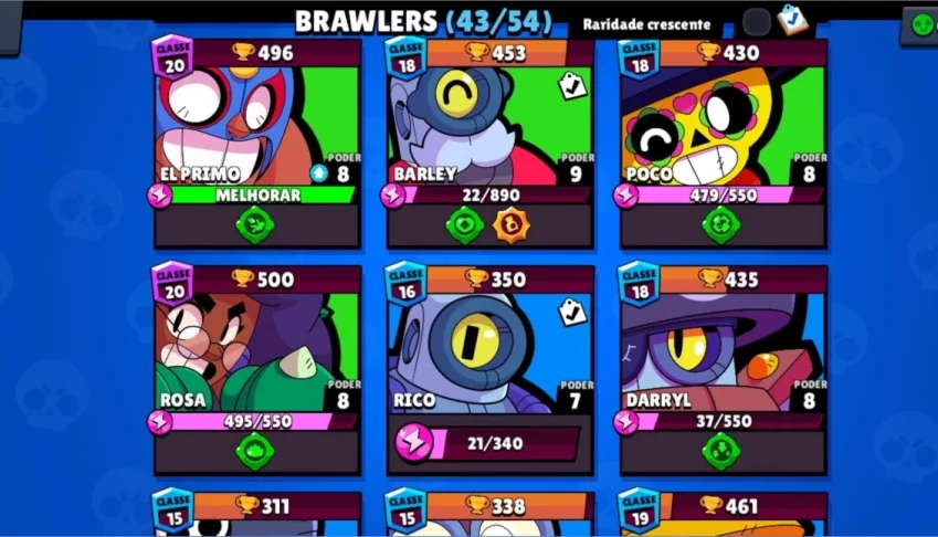 Brawl Stars com 14.500 troféus