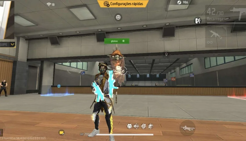 Holograma de ff somente aqui, 1 dia, 7 dias e perm