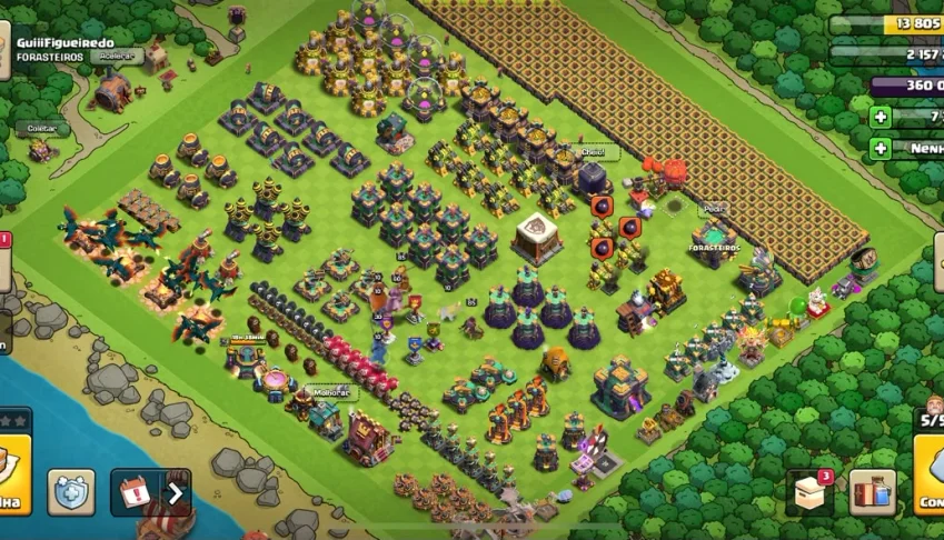 Conta Clash of Clans - CV 14 Full e Pronta para Competir