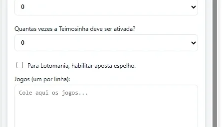 Extensão p/ Chrome: Preenche Apostas Loteria Automaticamente