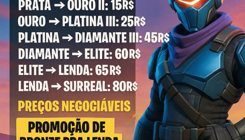 Faço Elo Job - Fortnite Ranked Suba De Elo Rápido, Seguro