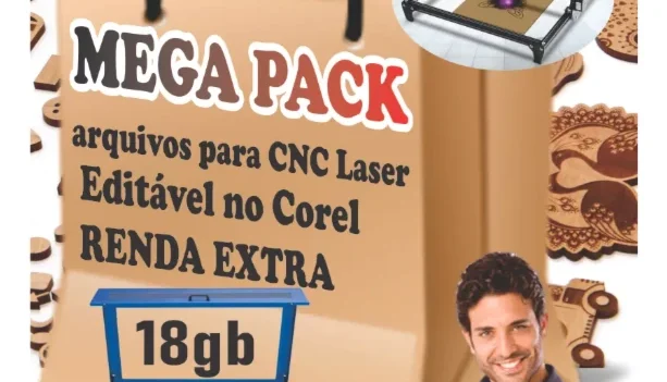 Pacote De Arquivos Para Cnc Router 80mil Arquivos