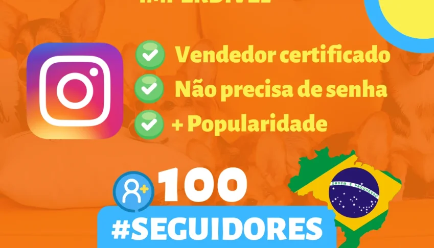 Pack 100 Seguidores Brasileiros Para Instagram Promoção !!