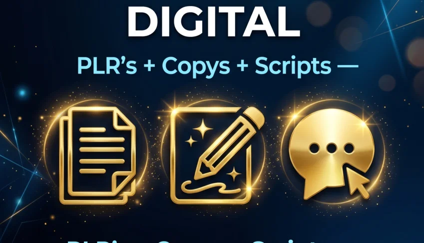 Kit Marketing Digital | PLR's + Copys + Scripts Prontos