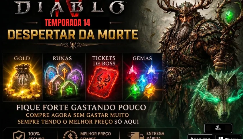 Diablo 4 - Temporada 14 - Despertar da Morte - SOFTCORE