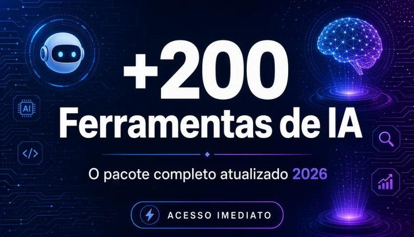 +De 200 Ferramentas I.A Completa