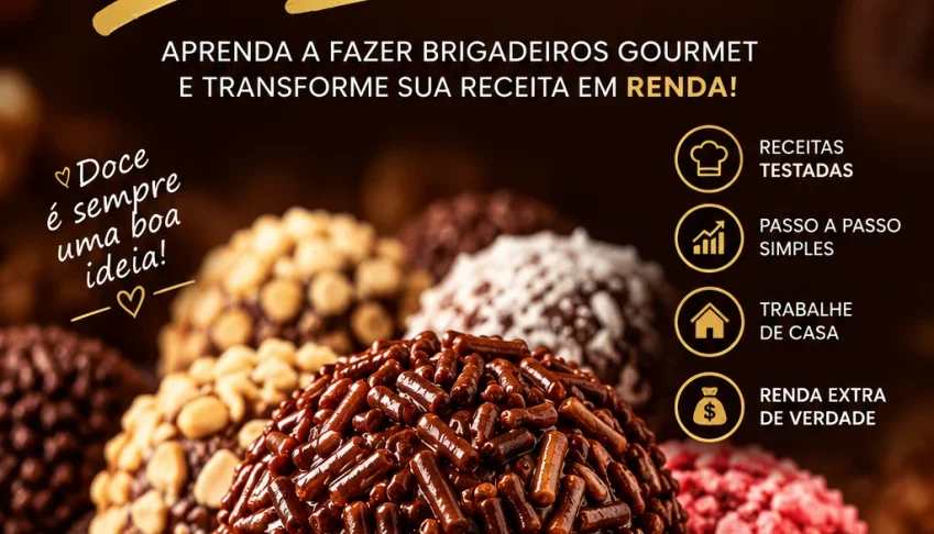 Brigadeiro Gourmet Lucrativo: Aprenda a Fazer  é Ganhar 💶