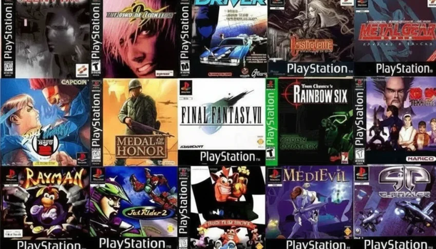 Pacote com 60 Jogos de PS1