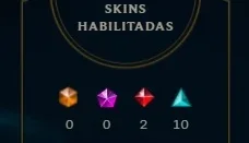 Conta Lol - lvl 46 - 20 skins (2 Lendárias, 10 Épicas)