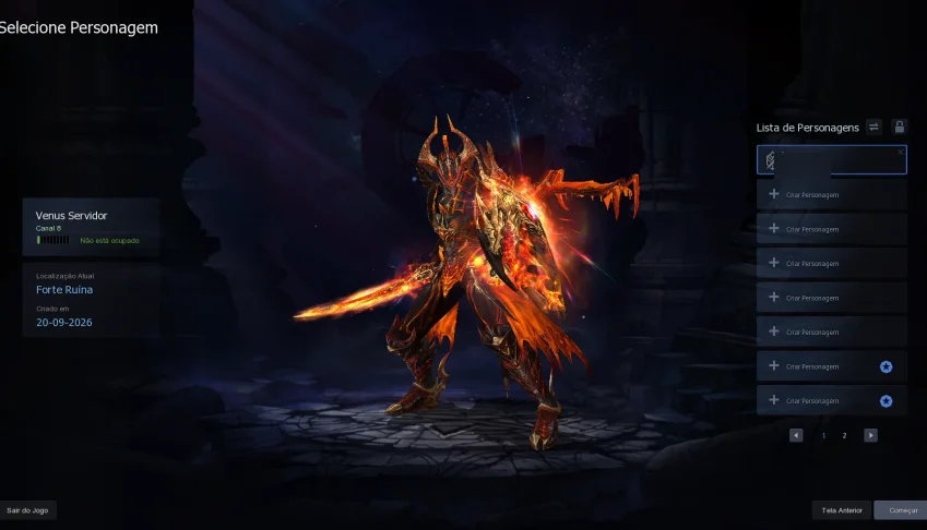 Conta CABAL Online BR | GA Lv.182 | Venus | Honra 18 | Skins