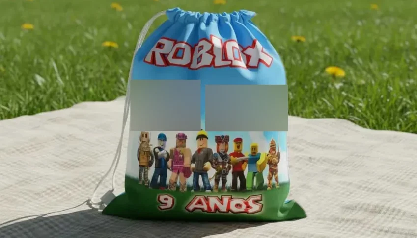 Saquinho personalizado ROBLOX