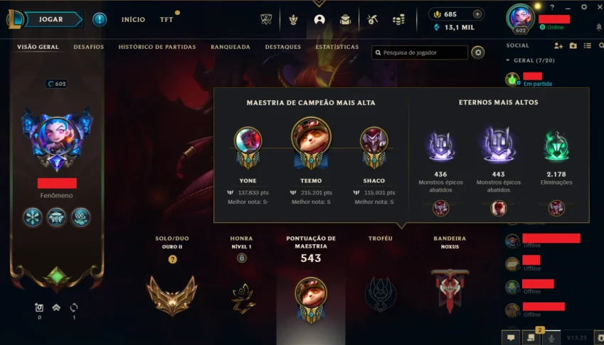 Conta Riot - LOL e Valorant