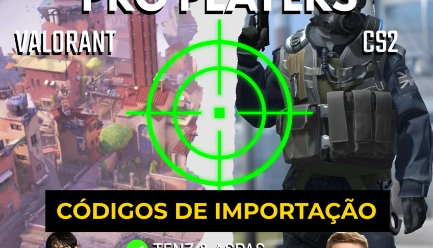 🎯 Pack de Miras Pro 2026: Valorant & CS2 (Códigos Oficiais)