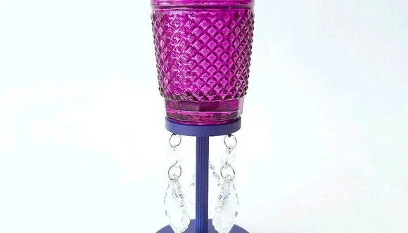 Castiçal Bico de Jaca - Roxo - M