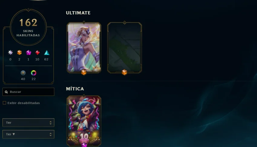 Conta Valorant e LOL (RIOT) com muitas skins em ambos