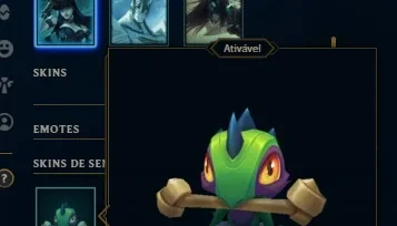 Conta Ouro 3, 138 campeões, 84 skins