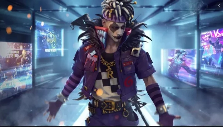 conta ff com skins muito raras conta tem card e roupas da s3