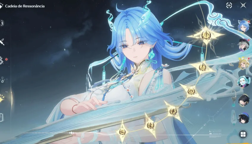 Conta Wuthering Waves - Qingxiao S6 + Sign | Rebecca (Colab)