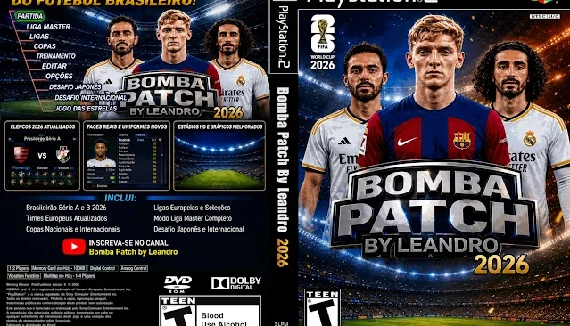 Bomba Patch v.2 By Leandro Julho 2026 DVD ISO PS2