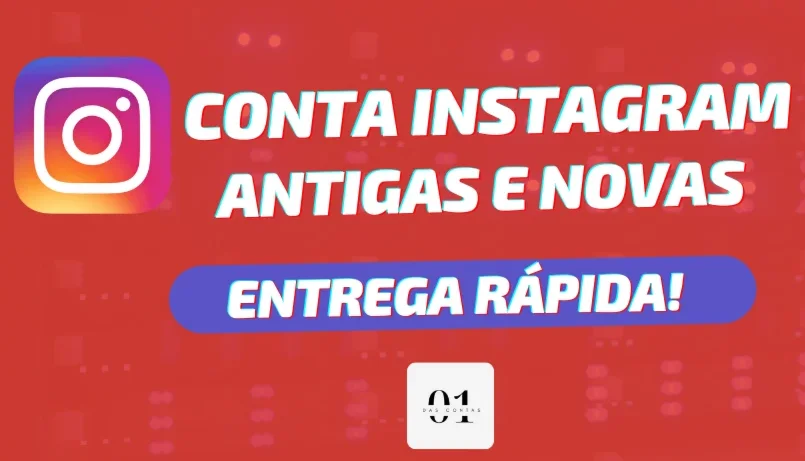 CONTAS INSTAGRAM 2017 A 2026 ATÉ 100 SEGUIDORES + EMAIL